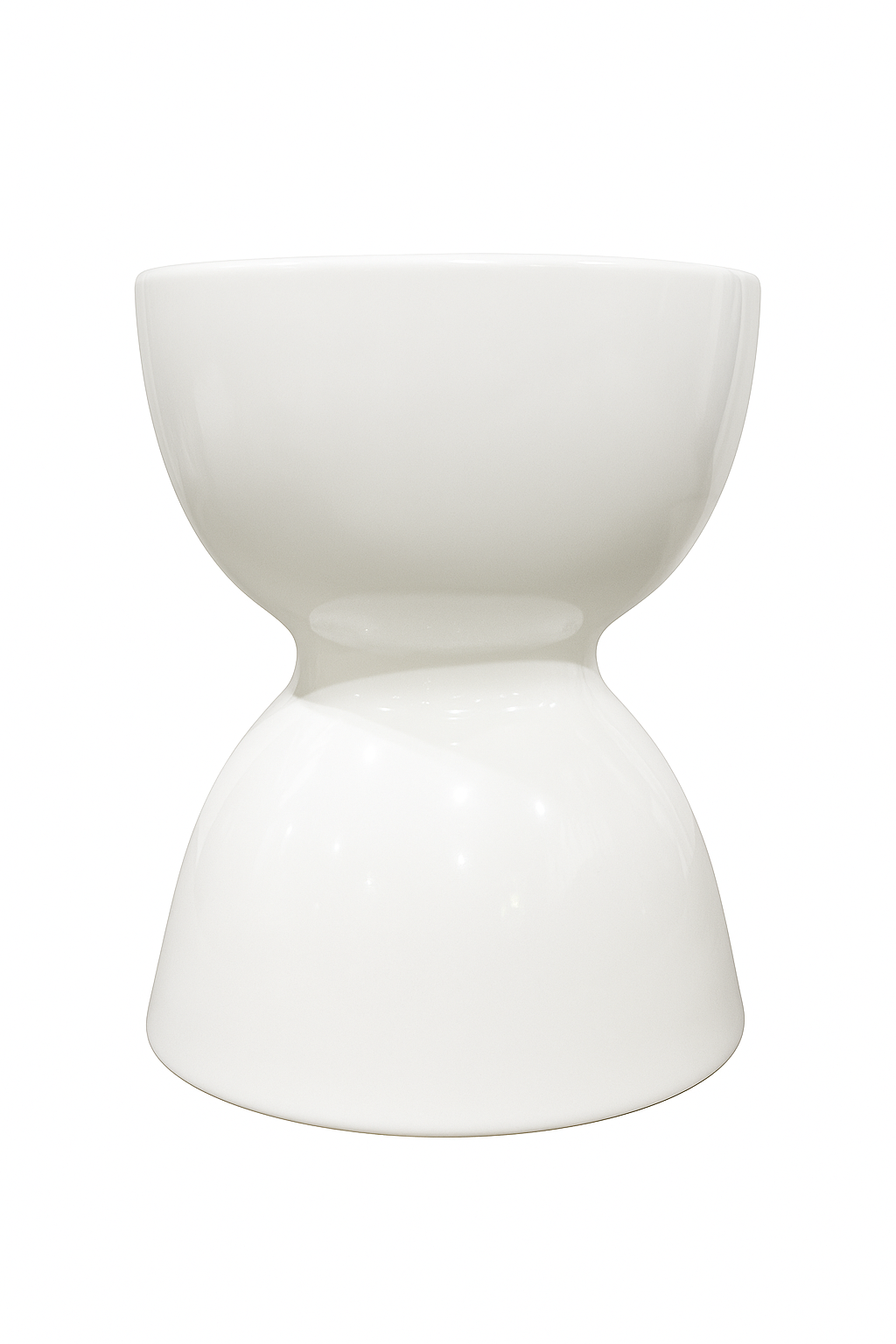 Fine Asianliving Keramische Kruk Wit Handgemaakt -