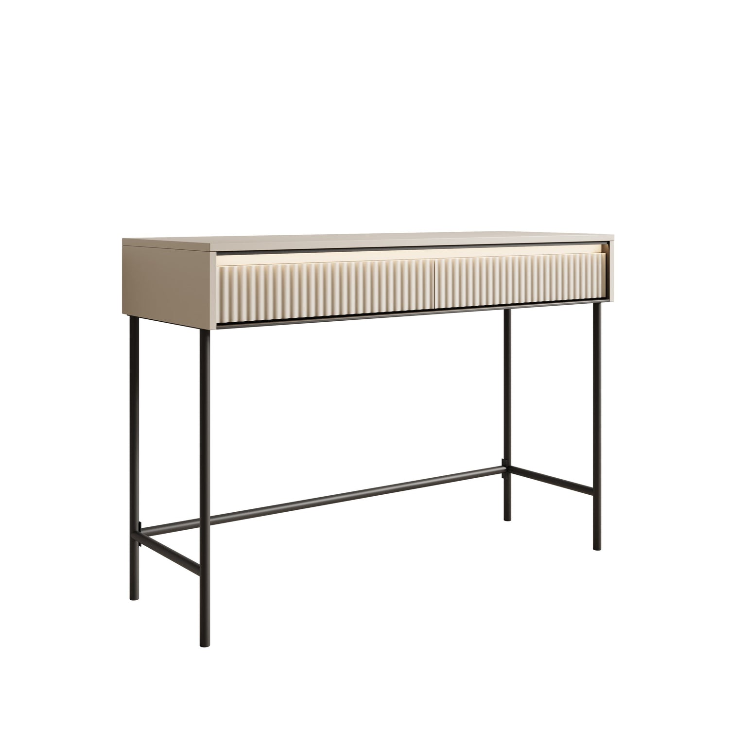 Meubella - Kaptafel Timoteo - Beige - 112 cm