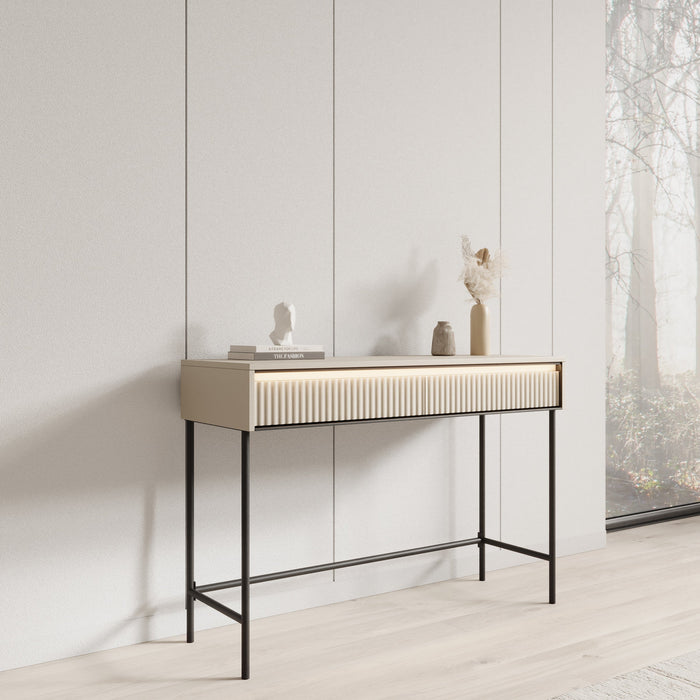 Meubella - Kaptafel Timoteo - Beige - 112 cm