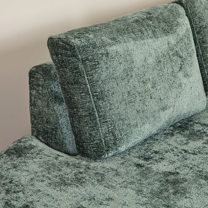 StarFurn - Bank Groen Stof - 264x192x84cm - Alma Links