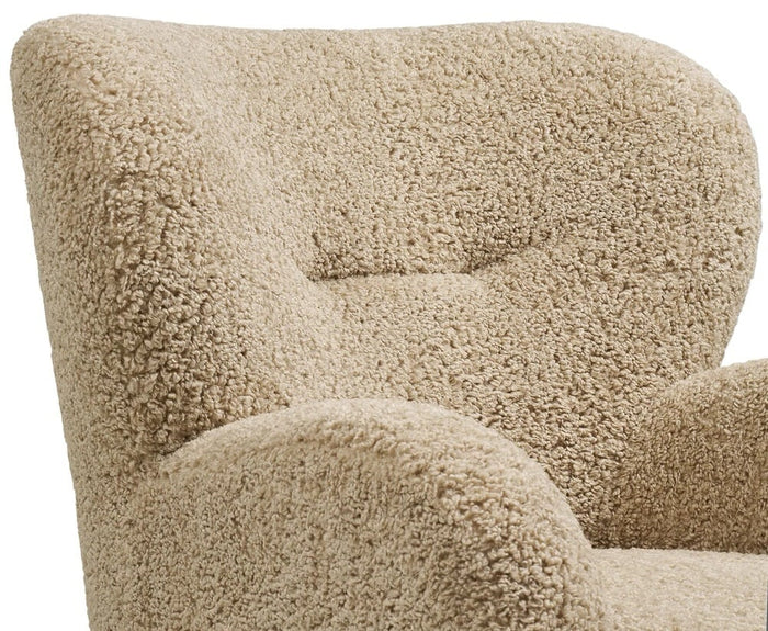 House Nordic Lunaro Loungestoel Lichtbruin