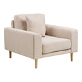 House Nordic - Fauteuil Zand Stof - 92x90x54cm - Lido