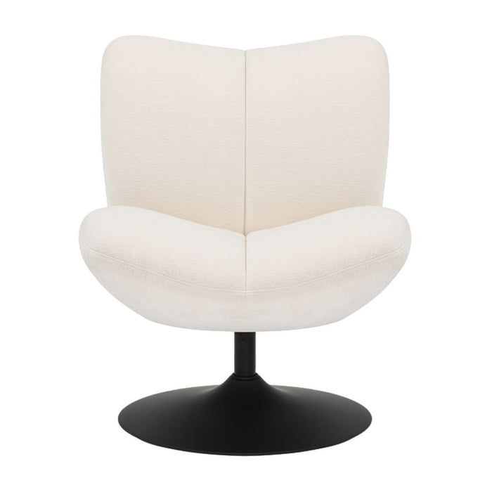 Bronx71 Draaifauteuil Lise chenille off white