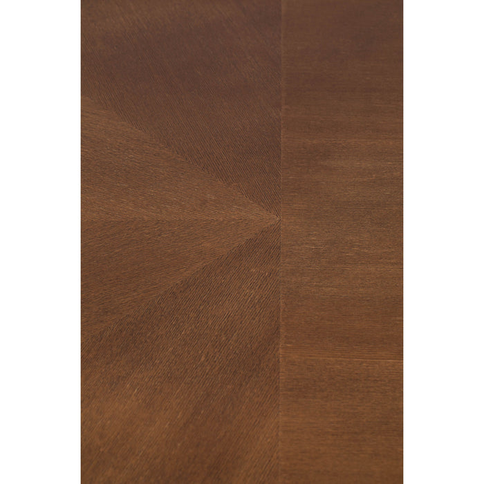 Housecraft Living Denise Eettafel Hout Ovaal 200x90 cm Bruin| Goud