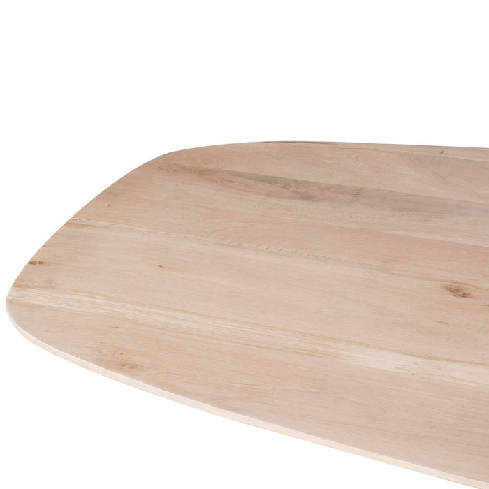 StarFurn - Eettafel Deens Ovaal Naturel Hout - 200x100x76cm - Ferris