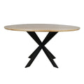 StarFurn - Eettafel Rond Naturel Hout - 150x150x76cm - Ferris