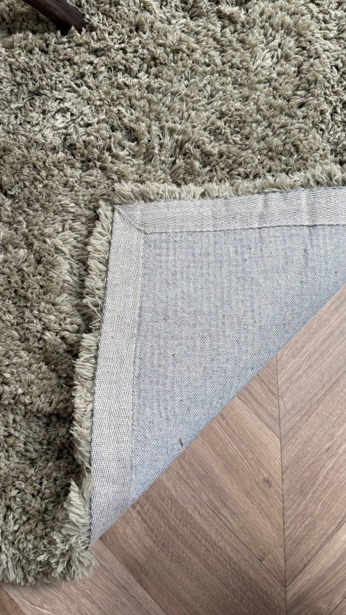 Hoogpolig vloerkleed Pilo groen polyester Interieur05 - 160 x 230 cm