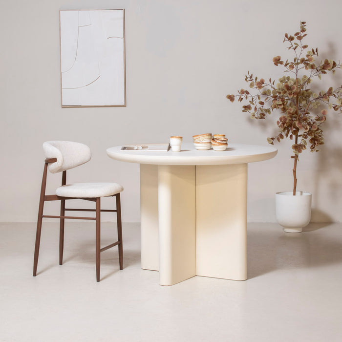 Giga Meubel - Countertafel Beige Eco Composiet - 120x120x90cm - Miso