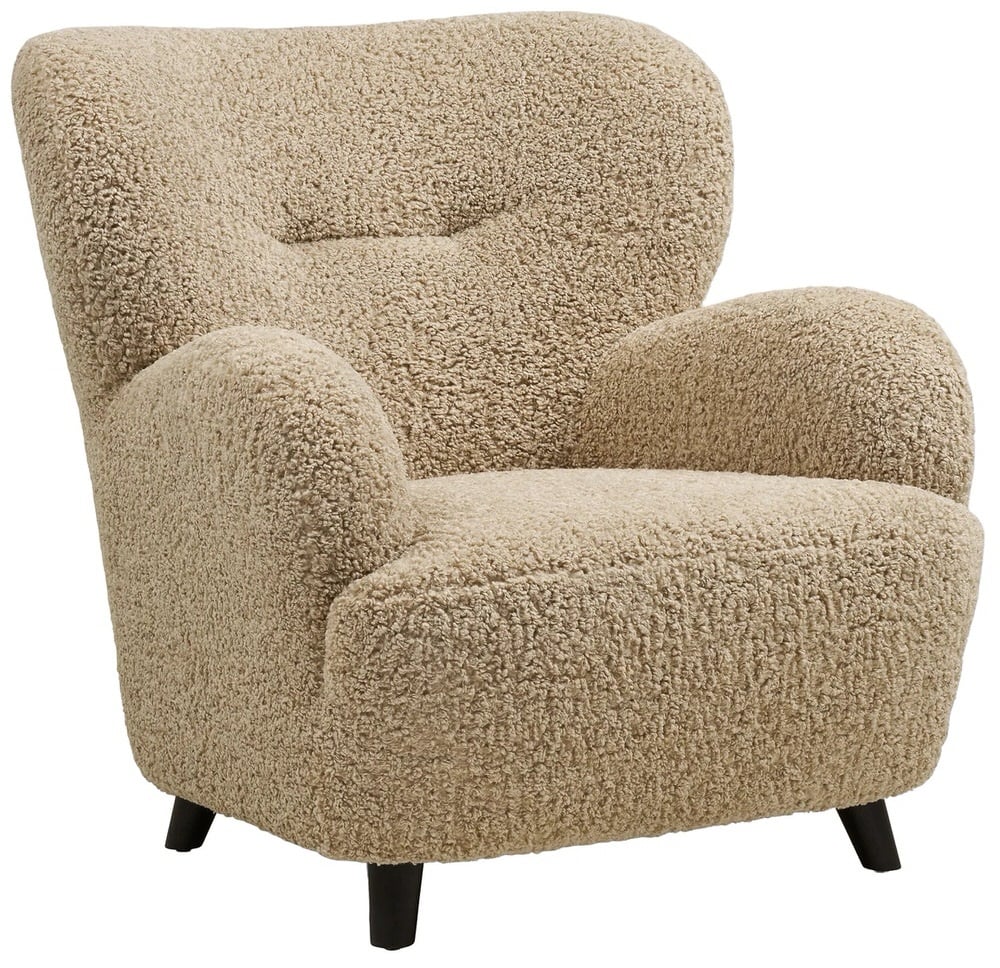 House Nordic Lunaro Loungestoel Lichtbruin