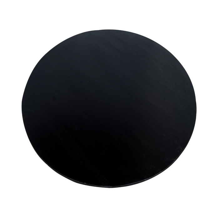 Starfurn Eiken eettafel Ferris | Rond 110 cm | Zwart