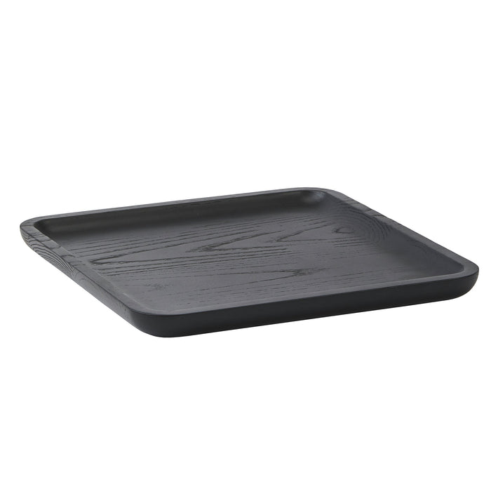 Tray Vierkant Cole Black | Zwart | Hout