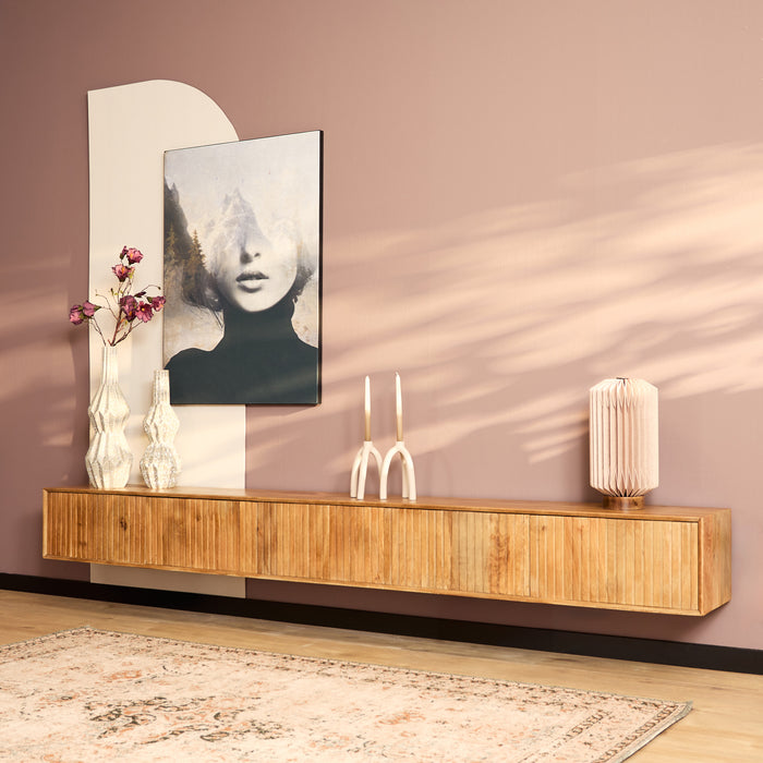 Starfurn Zwevend tv meubel Madison Natural | 280 cm