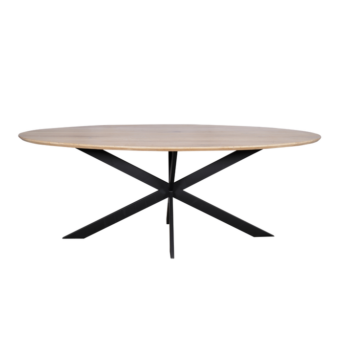 Starfurn Eiken eettafel Ferris | Ovaal 240 cm | Naturel