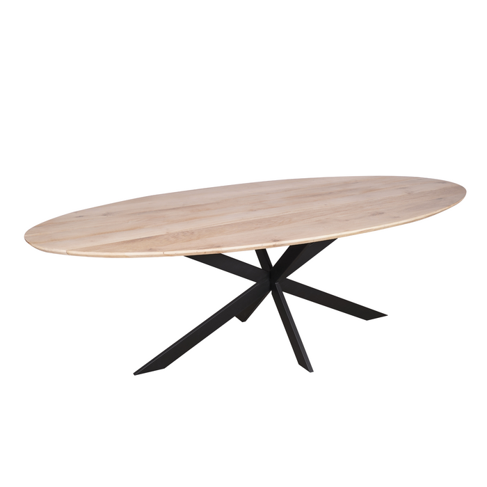Starfurn Eiken eettafel Ferris | Ovaal 240 cm | Naturel