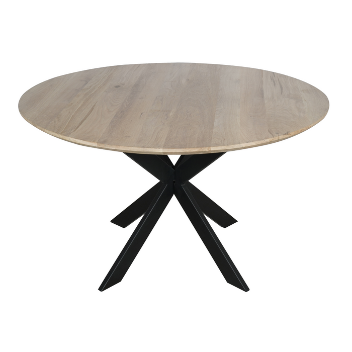 Starfurn Eiken eettafel Ferris | Rond 110 cm | Naturel