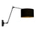 Steinhauer - Wandlamp Zwart Metaal|Linnen - 90x30x80cm - Prestige Chic
