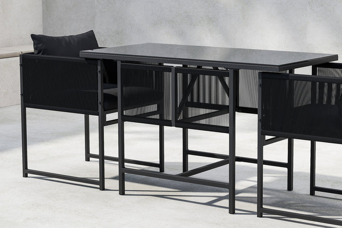 Rebellenclub Sabbia Tuinset - 2-Zits - Zwart