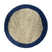 Rond hoogpolig vloerkleed Pilo beige|blauw polyester Interieur05