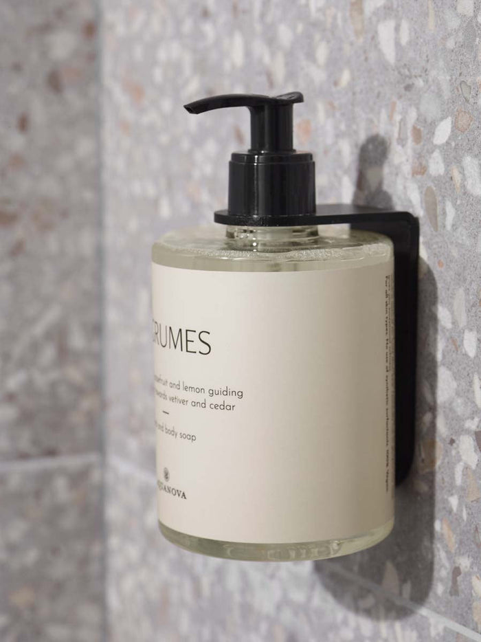 Cyra Zeeppomphouder Wand Black | Zwart | Staal