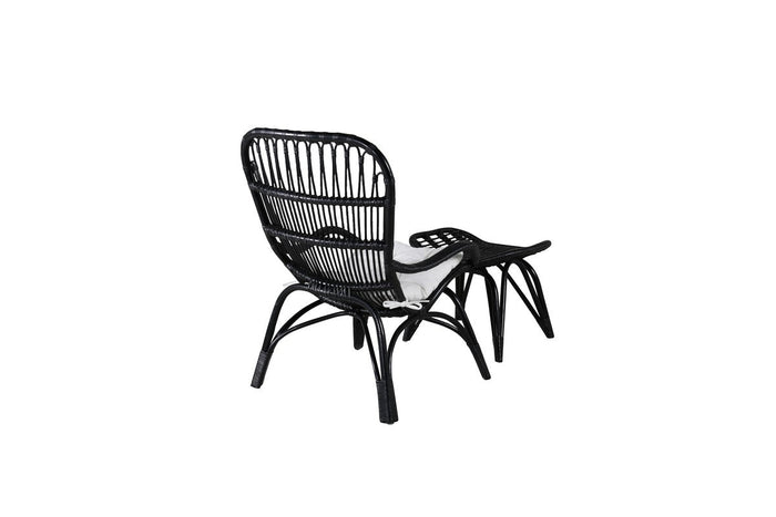 Rebellenclub Merit Loungestoel - Zwart