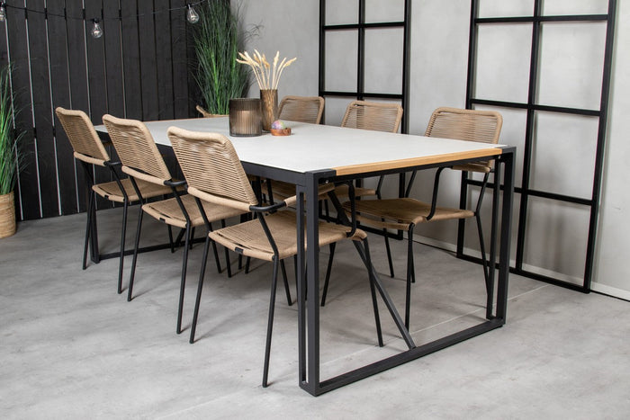 Rebellenclub Rama Tuinstoel - Set van 2 - Bruin