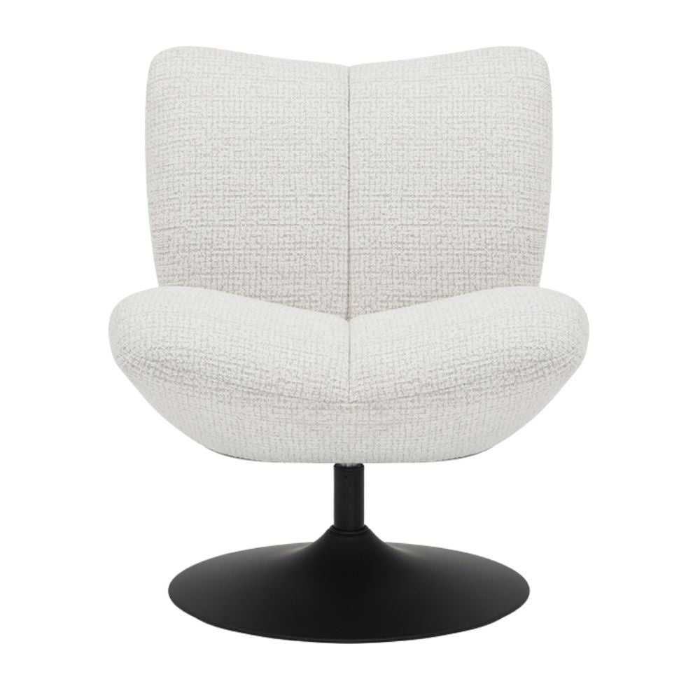 Bronx71 Draaifauteuil Moira gemêleerde stof beige