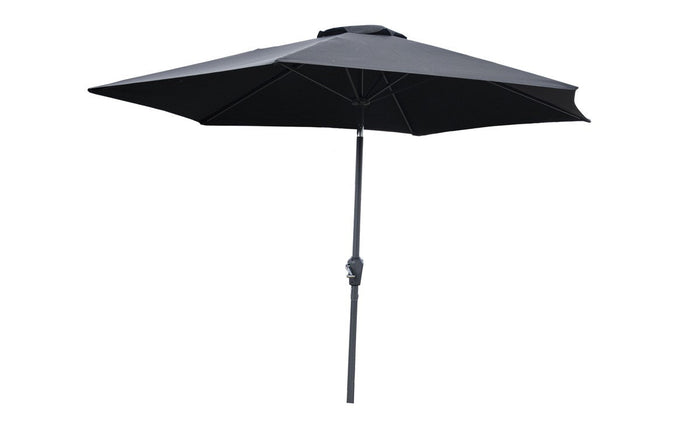 Rebellenclub Vio Parasol - ¿300 cm - Zwart
