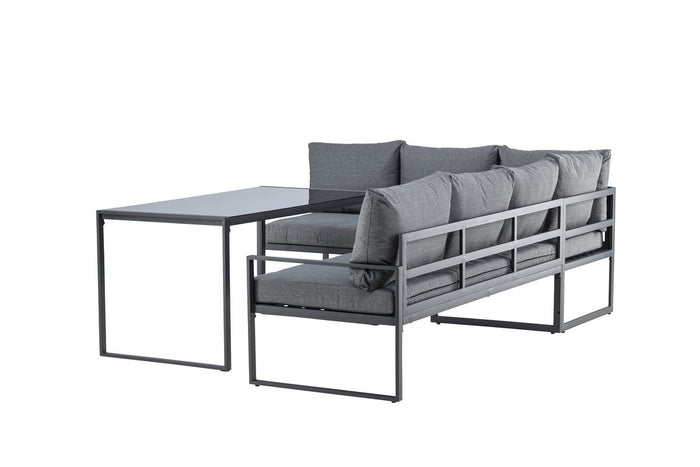 Rebellenclub Zeno Hoekloungeset - Grijs