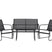 Rebellenclub Mistral Loungeset - Zwart