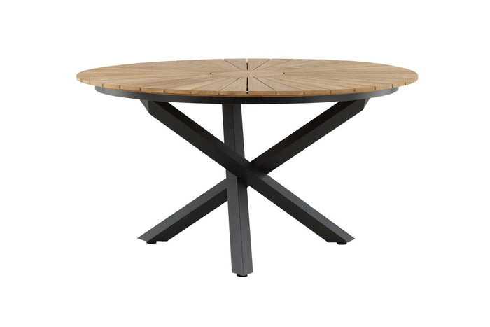 Rebellenclub Tonga Tuintafel - ¿140 cm - Zwart