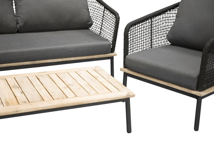 Rebellenclub Matteo Loungeset - ZwartÊ