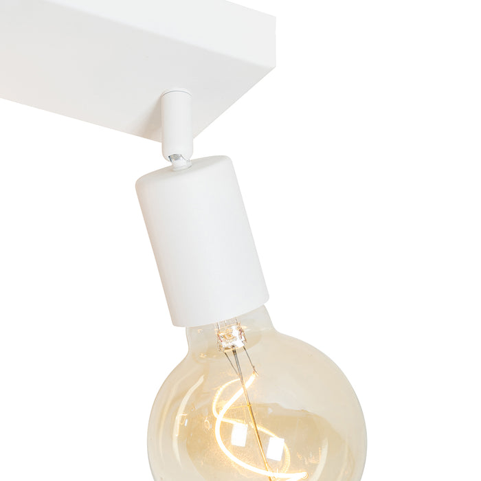 QAZQA Moderne spot wit rechthoekig 3-lichts - Facil