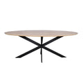 Starfurn Eiken eettafel Ferris | Ovaal 210 cm | Naturel
