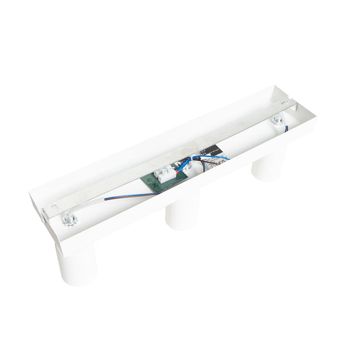 QAZQA Moderne spot wit rechthoekig 3-lichts - Facil