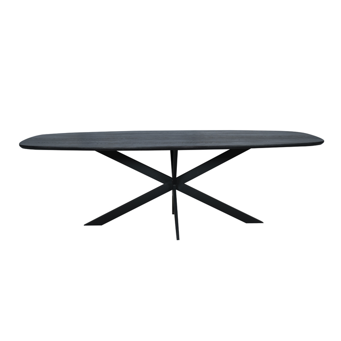 Starfurn Eiken eettafel Ferris | Deens Ovaal 240 cm | Zwart