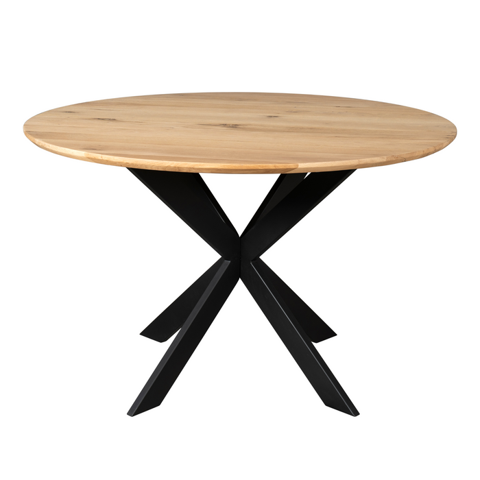 Starfurn Eiken eettafel Ferris | Rond 130 cm | Naturel