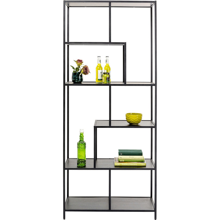 Bookshelf Loftie 185x77cm zwart Kare Design