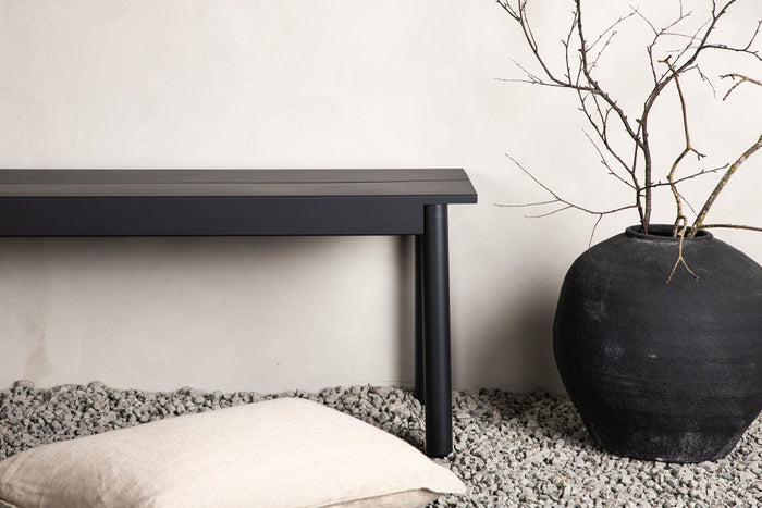 Rebellenclub Jules Tuinbankje - 180 x 40 cm - ZwartÊ