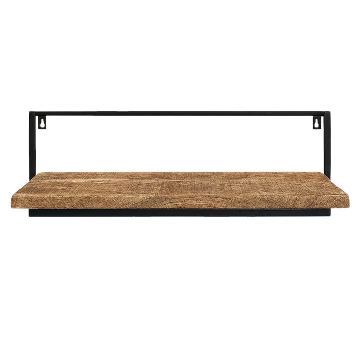Vtw Living - Wandplank van Mangohout - Wandrek 100 x 30 x 25 cm