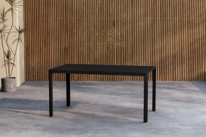 Rebellenclub Minosa Tuintafel - 150 x 85 cm - Zwart