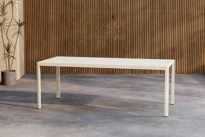 Rebellenclub Minosa Tuintafel - 200 x 90  cm - Beige