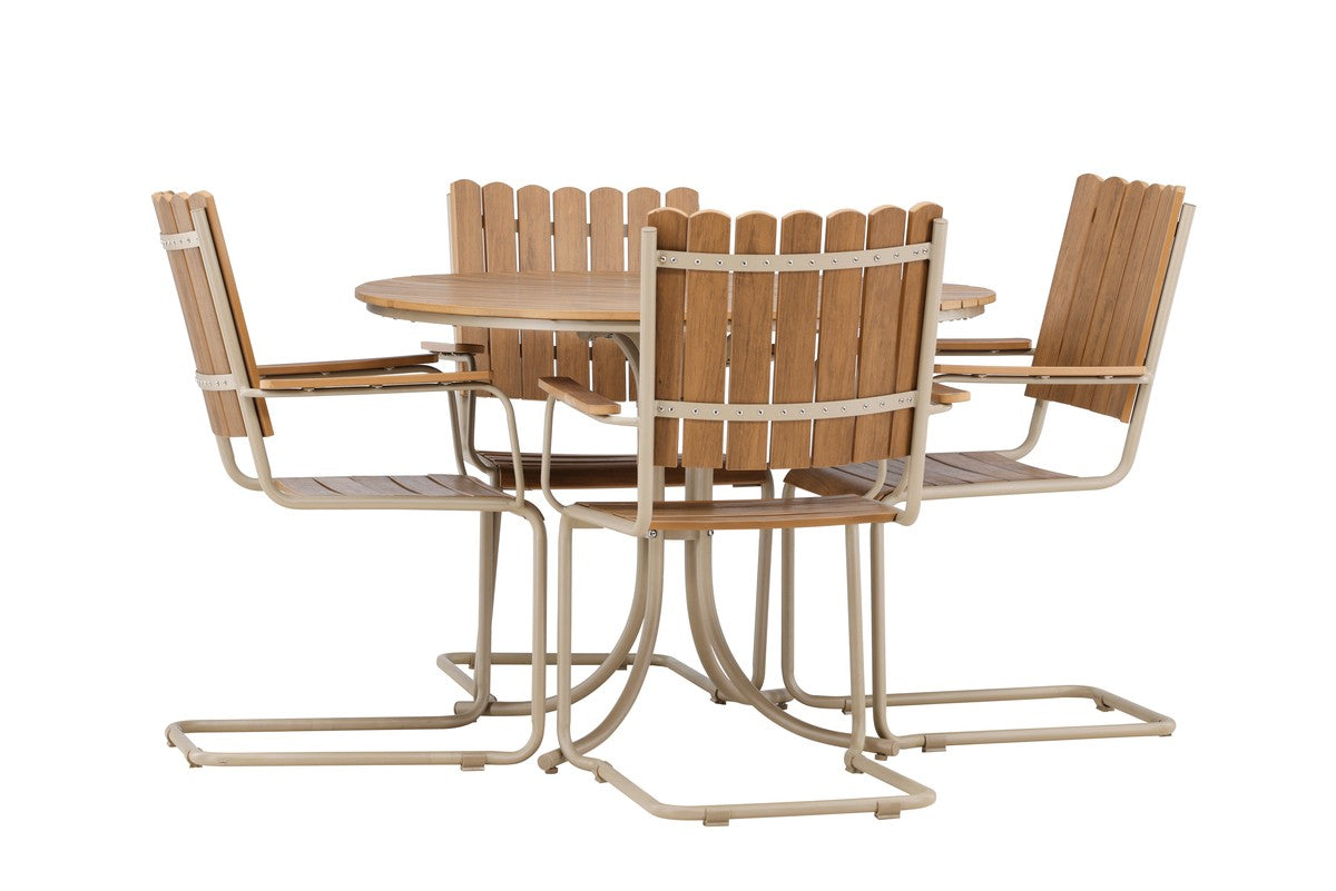 Rebellenclub Ellix Tuinset - Beige Bruin