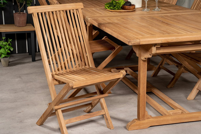 Rebellenclub Crema Tuinstoel - Set van 2 - Naturel Hout