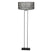 Steinhauer - vloerlamp - Stang - zwart - metaal stof - Ø 50cm - E27 -