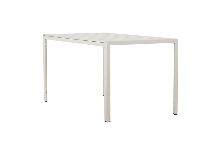 Rebellenclub Cappero Tuintafel - 140 x 80 cm - Beige