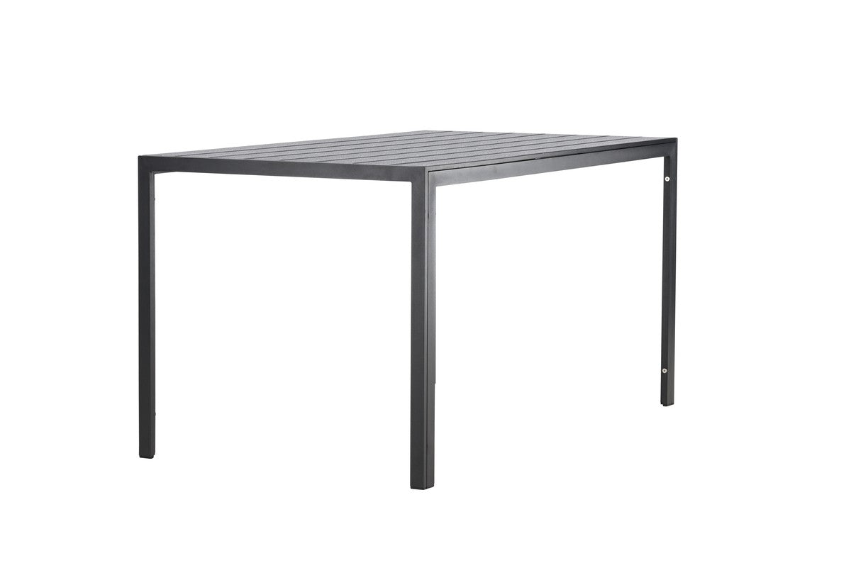 Rebellenclub Cappero Tuintafel - 140 x 80 cm - Zwart