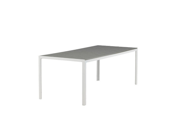 Rebellenclub Argento Tuintafel - 205 x 90 cm - Grijs