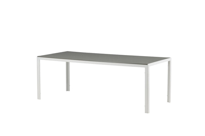 Rebellenclub Argento Tuintafel - 205 x 90 cm - Grijs