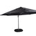 Rebellenclub Vio Parasol - ¿350 cm - Zwart