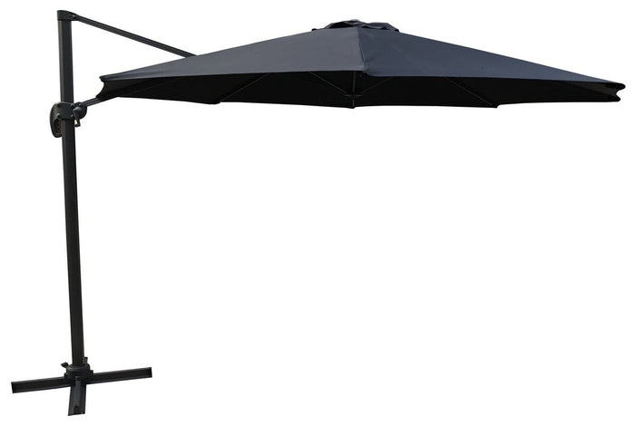 Rebellenclub Vio Parasol - ¿350 cm - Zwart
